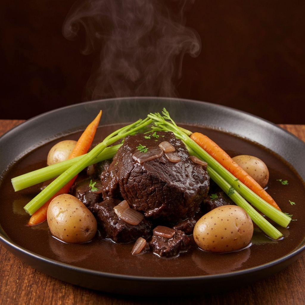 Tender Beef Bourguignon