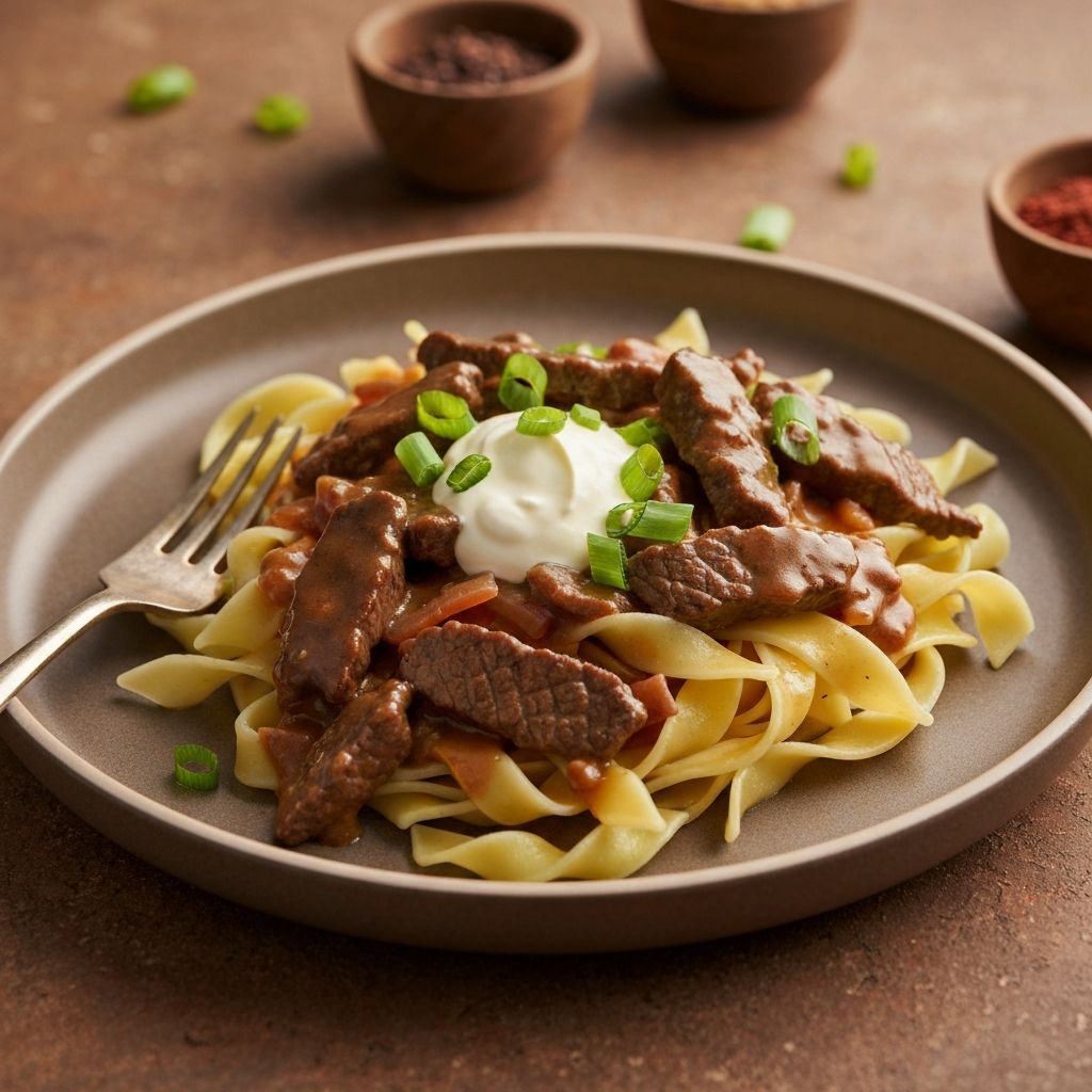 Beef Stroganoff