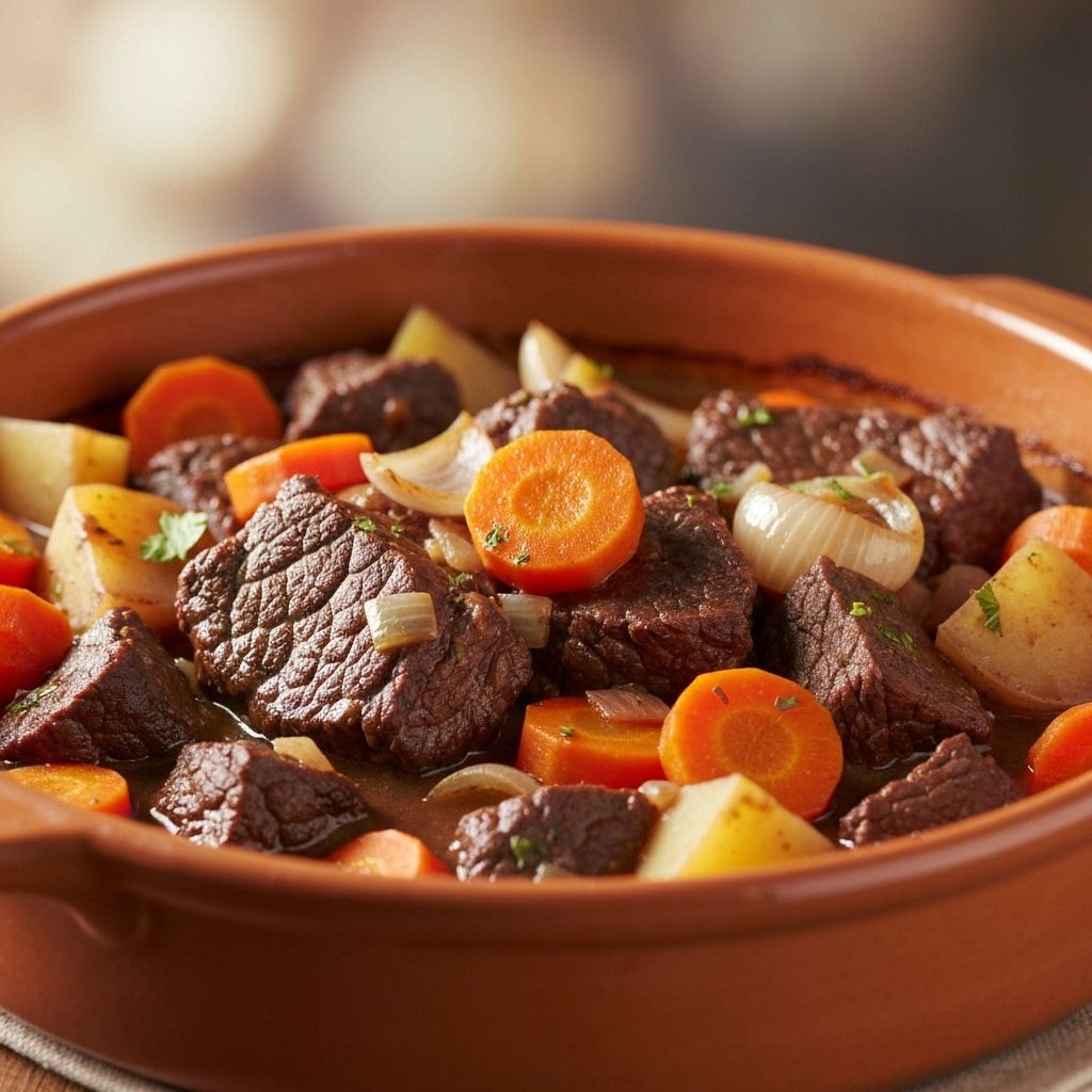Tender Beef Bourguignon